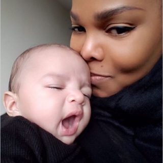 janet jackson ed il figlio Eissa