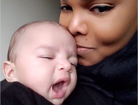 janet jackson ed il figlio Eissa