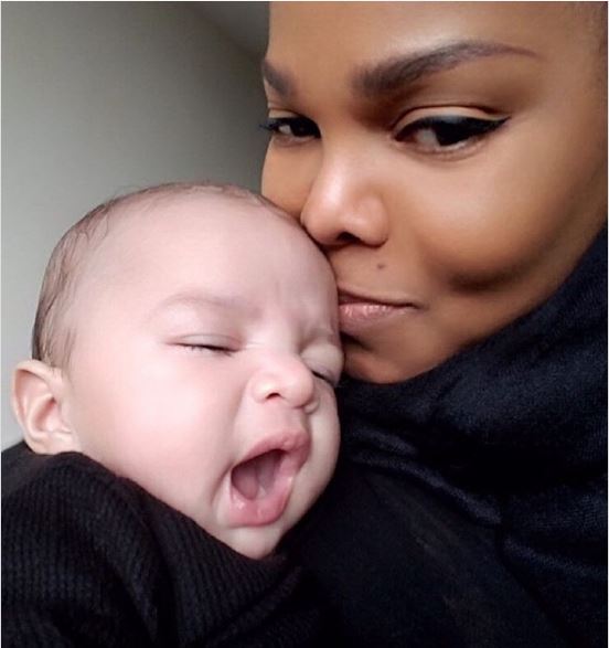 janet jackson ed il figlio Eissa